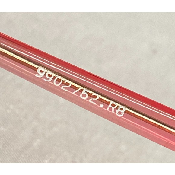 OKO Eyeglasses Translucent Pink Frame Round Lens - Picture 9 of 9